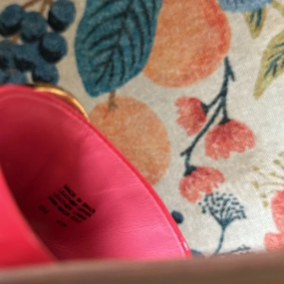 Tory Burch Miller NWOT slide sandal pink gold patent leather summer spring - Picture 10 of 10